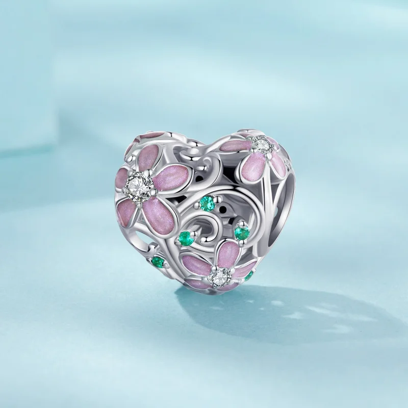(Bild für) PANDORA-Stil Blumenranken-Perlen - SCC2739 - Ansicht 2