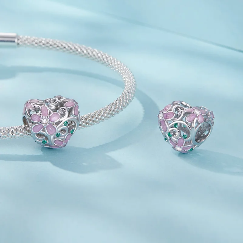 (Bild für) PANDORA-Stil Blumenranken-Perlen - SCC2739 - Ansicht 4