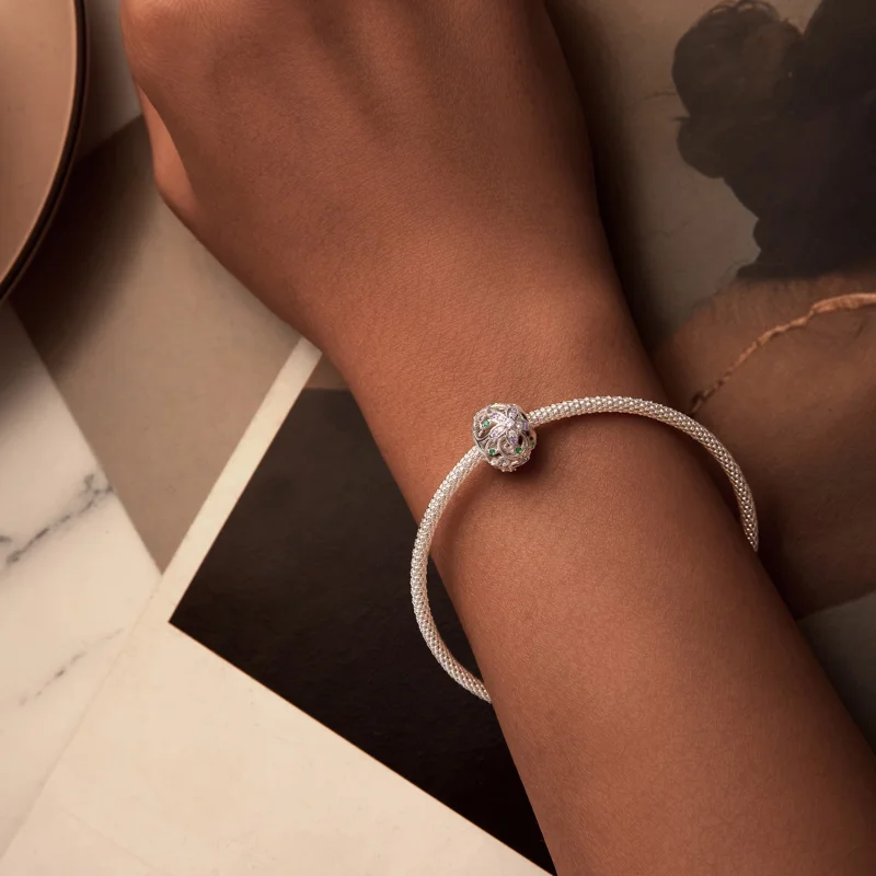 (Bild für) PANDORA-Stil Blumenranken-Perlen - SCC2741 - Ansicht 6