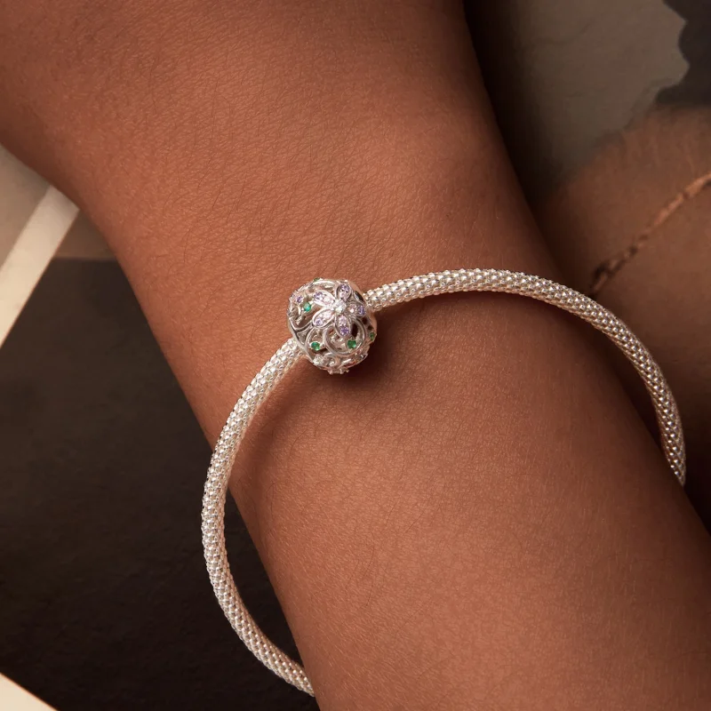 (Bild für) PANDORA-Stil Blumenranken-Perlen - SCC2741 - Ansicht 7