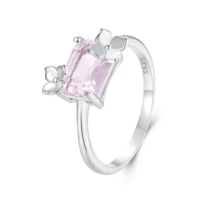 (Bild für) PANDORA-Stil Blumenring - SCR1012