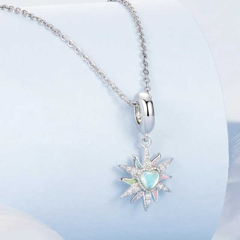 (Bild für) PANDORA-Stil Bunter Sonnenschein Anhänger - BSC976 - Ansicht 5