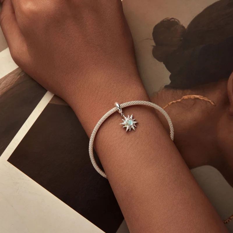 (Bild für) PANDORA-Stil Bunter Sonnenschein Anhänger - BSC976 - Ansicht 6