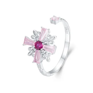 (Bild für) PANDORA Stil Iris Kreuz Offener Ring - BSR526-E
