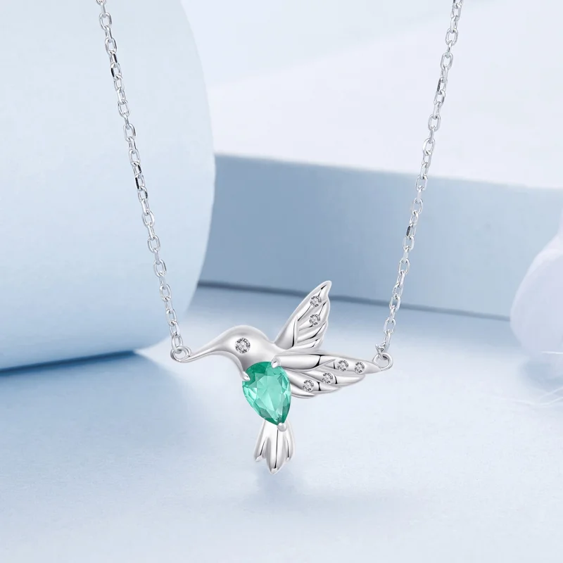 (Bild für) PANDORA-Stil Kolibri-Halskette - BSN378 - Ansicht 3