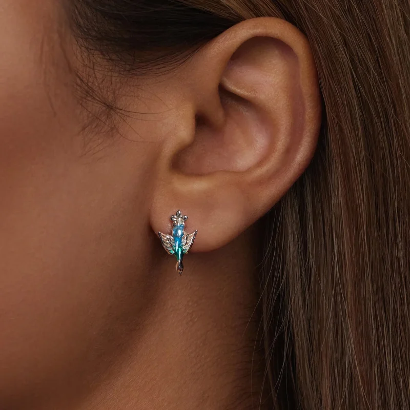 (Bild für) PANDORA-Stil Kolibri Ohrhaken - BSE990 - Ansicht 6