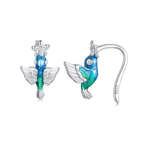 (Bild für) PANDORA-Stil Kolibri Ohrhaken - BSE990