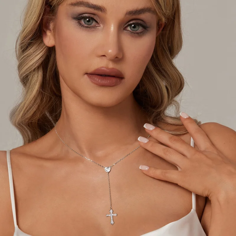 (Bild für) PANDORA-Stil Kreuzkette - BSN384 - Ansicht 6