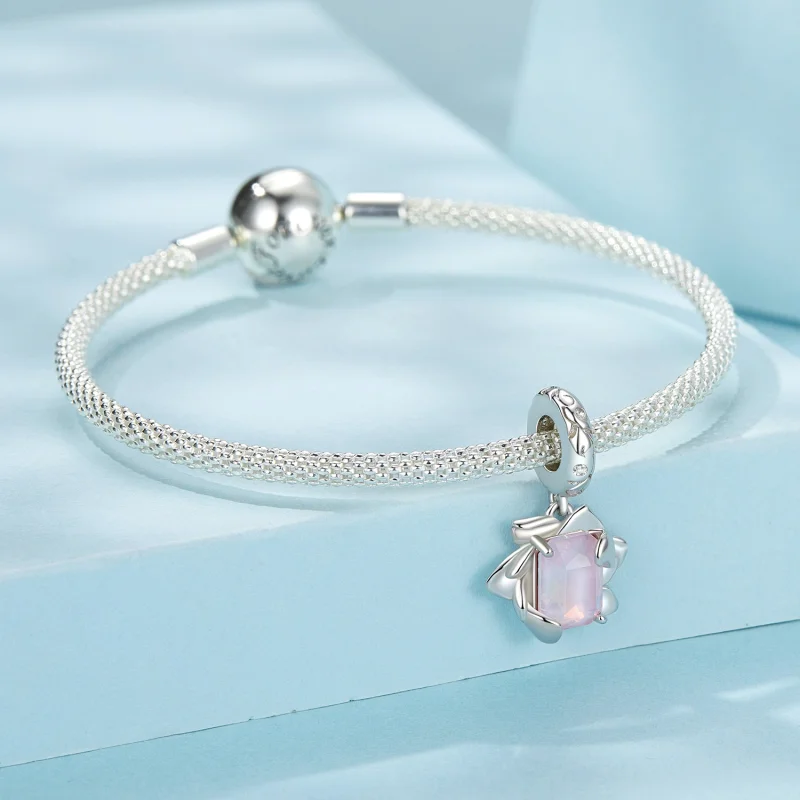 (Bild für) PANDORA Stil Lotus-Anhänger - SCC2730 - Ansicht 3
