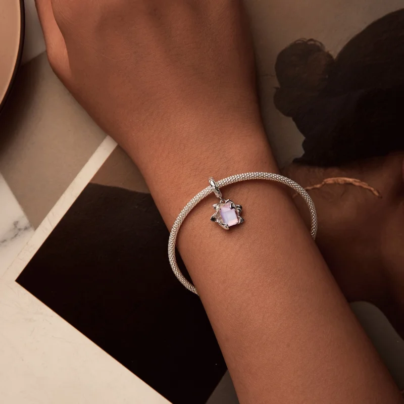 (Bild für) PANDORA Stil Lotus-Anhänger - SCC2730 - Ansicht 5