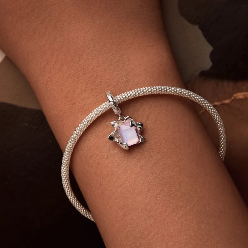 (Bild für) PANDORA Stil Lotus-Anhänger - SCC2730 - Ansicht 6