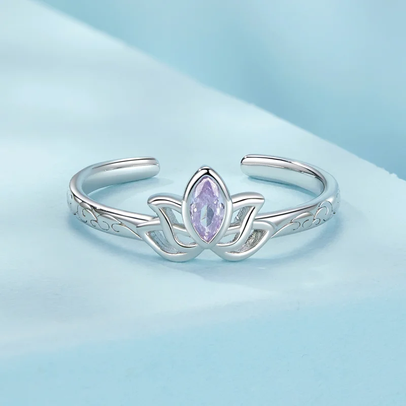 (Bild für) PANDORA Stil Lotus Open Ring - SCR1020-E - Ansicht 3