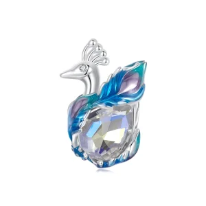 (Bild für) PANDORA-Stil Pfauenperlen - BSC979