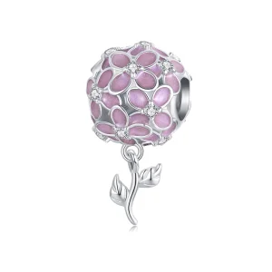 (Bild für) PANDORA-Stil Rosa Blumenkugel-Perlen - SCC2738