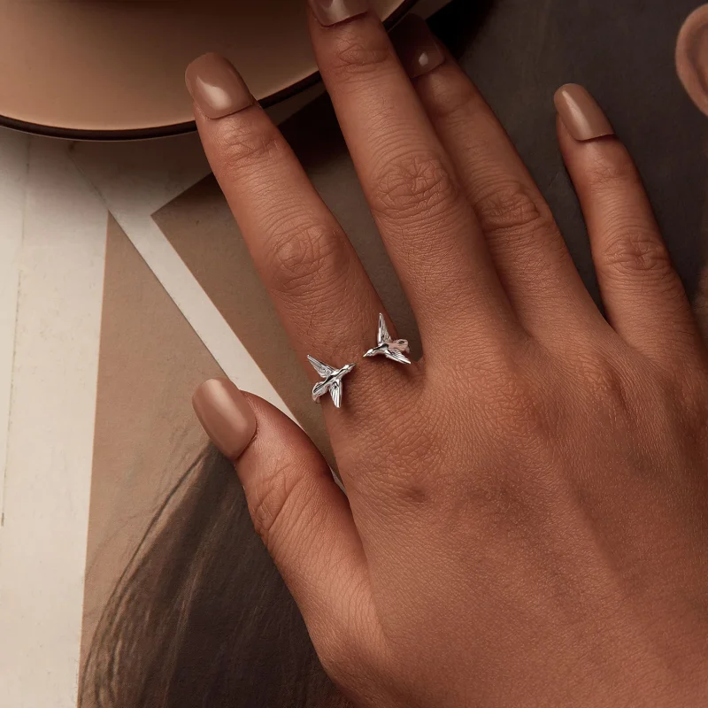 (Bild für) PANDORA Style Asuka offener Ring - SCR1006-E - Ansicht 6