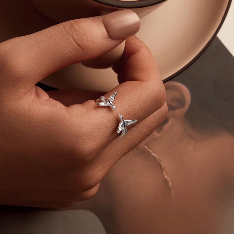 (Bild für) PANDORA Style Asuka offener Ring - SCR1006-E - Ansicht 7