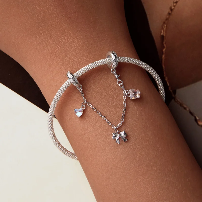 (Bild für) PANDORA Style Ballett-Schleife Sicherheitskette - SCC2762 - Ansicht 6
