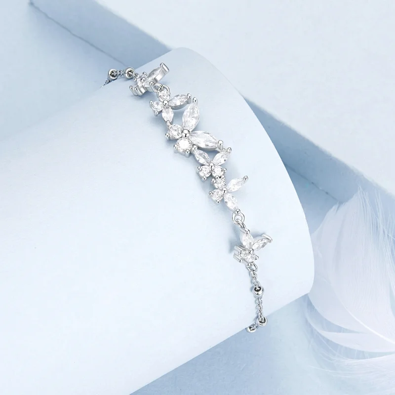 (Bild für) PANDORA Style Butterfly Flying Armband - BSB162 - Ansicht 2