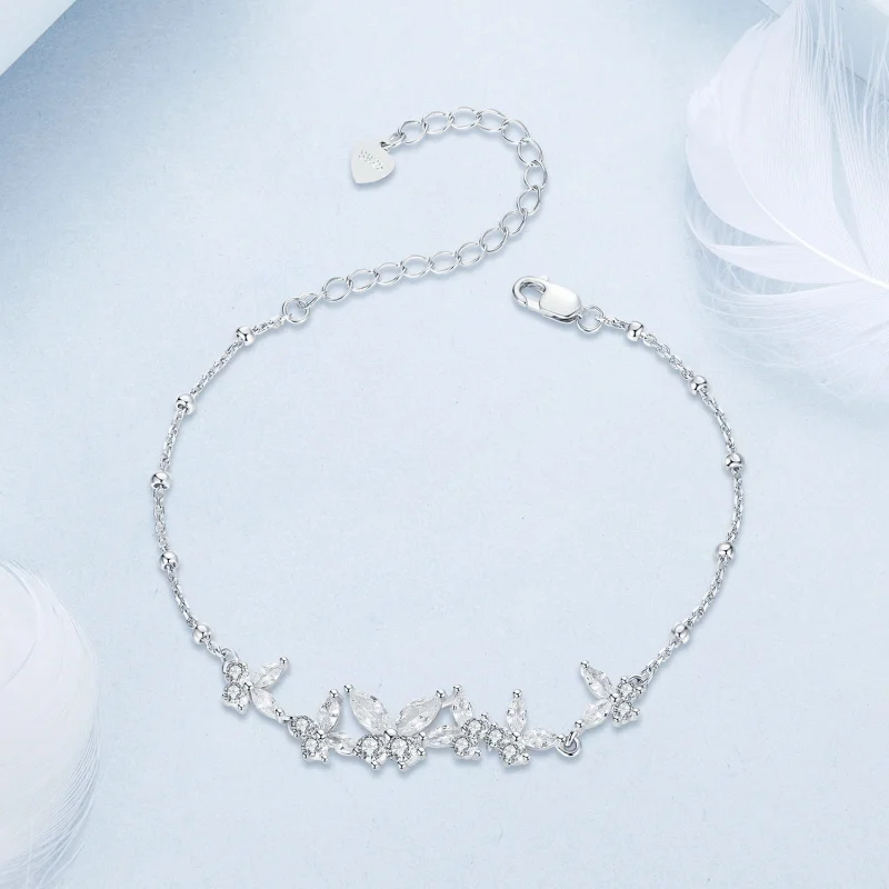 (Bild für) PANDORA Style Butterfly Flying Armband - BSB162 - Ansicht 3
