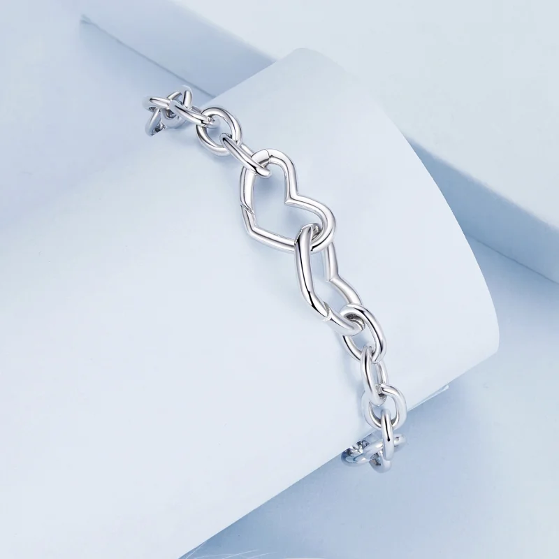 (Bild für) PANDORA Style Doppelherz-Armband - BSB172 - Ansicht 2