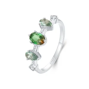 (Bild für) PANDORA Style Farbverlaufs-Glastourmalin Ring - BSR527