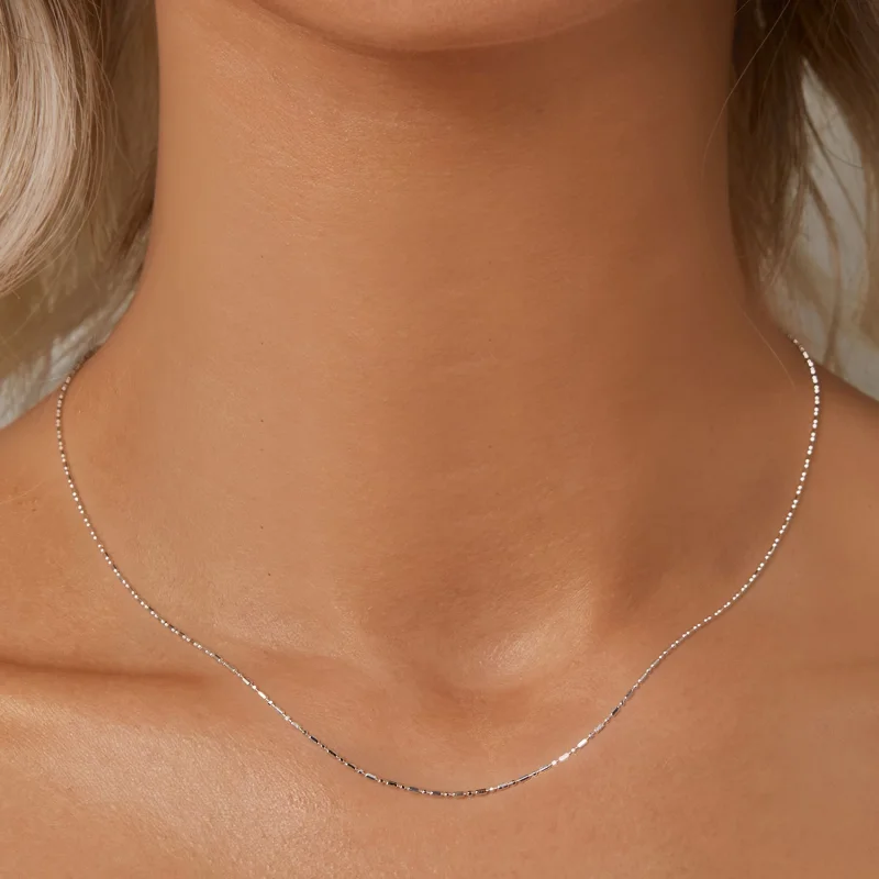 (Bild für) PANDORA Style Feiner Glitzer Basic Armbandkette - BSA006 - Ansicht 5