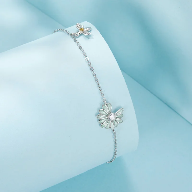 (Bild für) PANDORA Style Gänseblümchen-Biene Armband - SCB270 - Ansicht 2