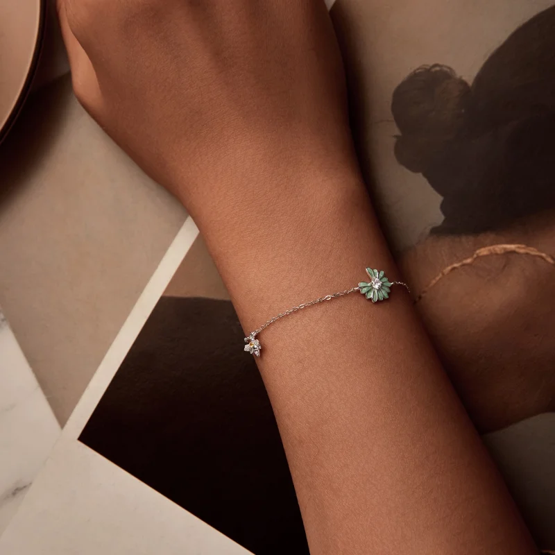 (Bild für) PANDORA Style Gänseblümchen-Biene Armband - SCB270 - Ansicht 4