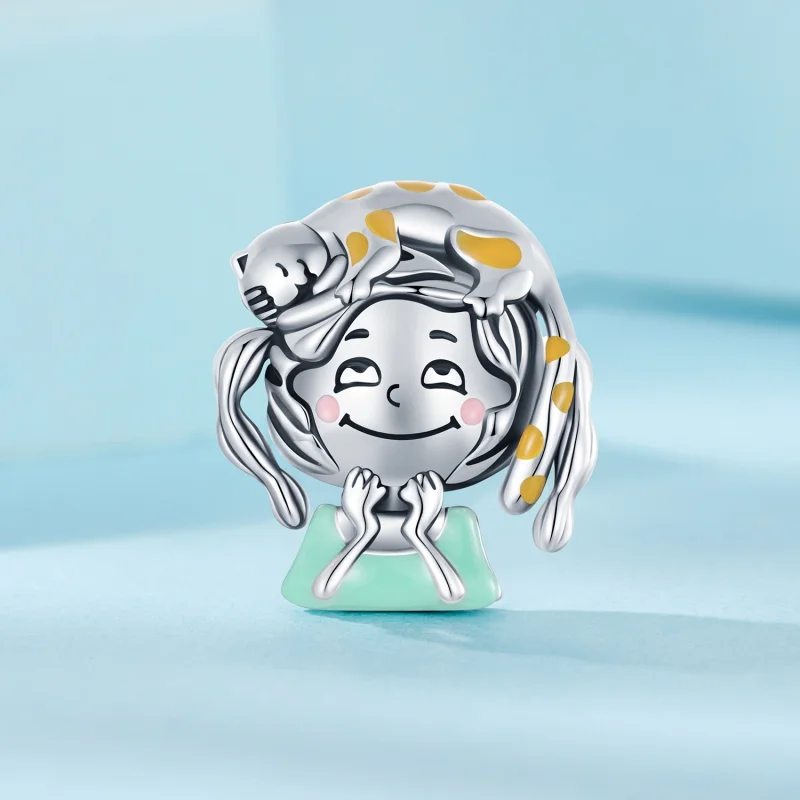 (Bild für) PANDORA Style Katzenmädchen Perlen - SCC2719 - Ansicht 2