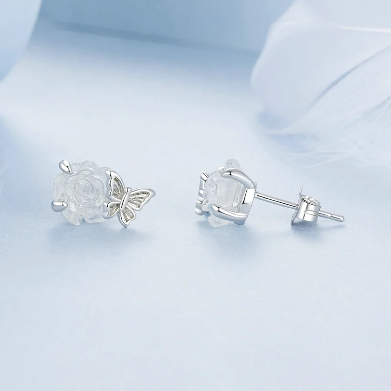 (Bild für) PANDORA Style Lichtempfindliche Farbwechsel Rosen-Stecker - BSE978 - Ansicht 5