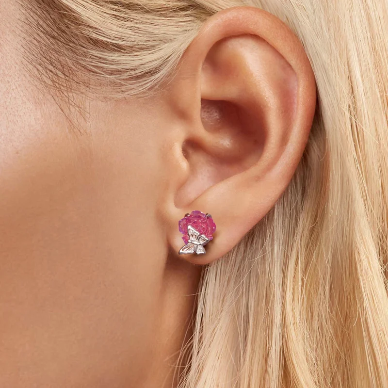 (Bild für) PANDORA Style Lichtempfindliche Farbwechsel Rosen-Stecker - BSE978 - Ansicht 7