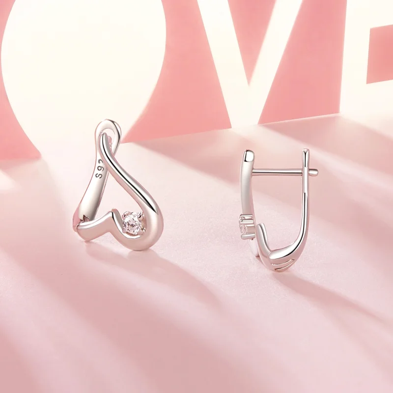 (Bild für) PANDORA Style Love Ohrringe - BSE970 - Ansicht 4
