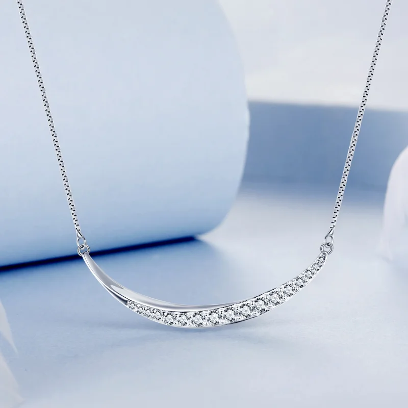 (Bild für) PANDORA Style Mondlächeln Halskette - BSN374 - Ansicht 3