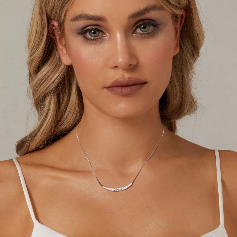 (Bild für) PANDORA Style Mondlächeln Halskette - BSN374 - Ansicht 6
