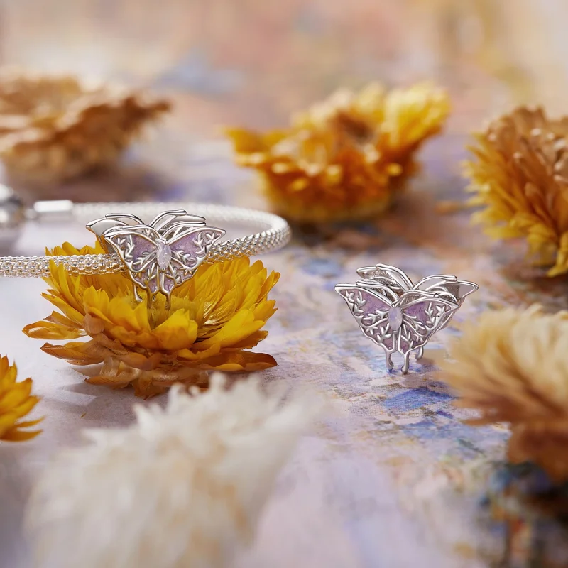 (Bild für) PANDORA Style Monet Schmetterling Perlen - BSC988 - Ansicht 4