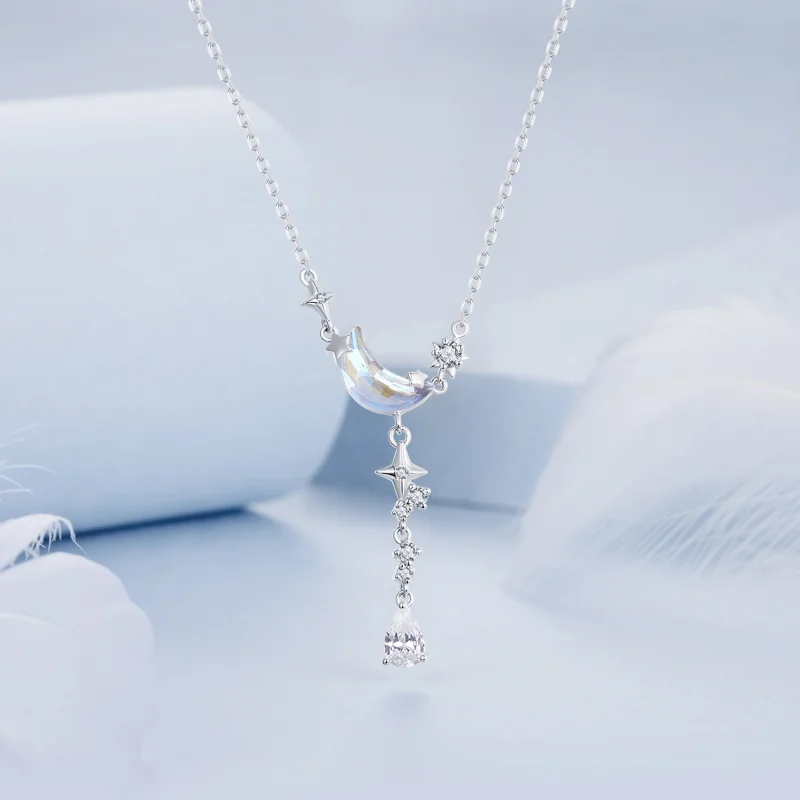 (Bild für) PANDORA Style Moonset Galaxy Halskette - BSN380 - Ansicht 3