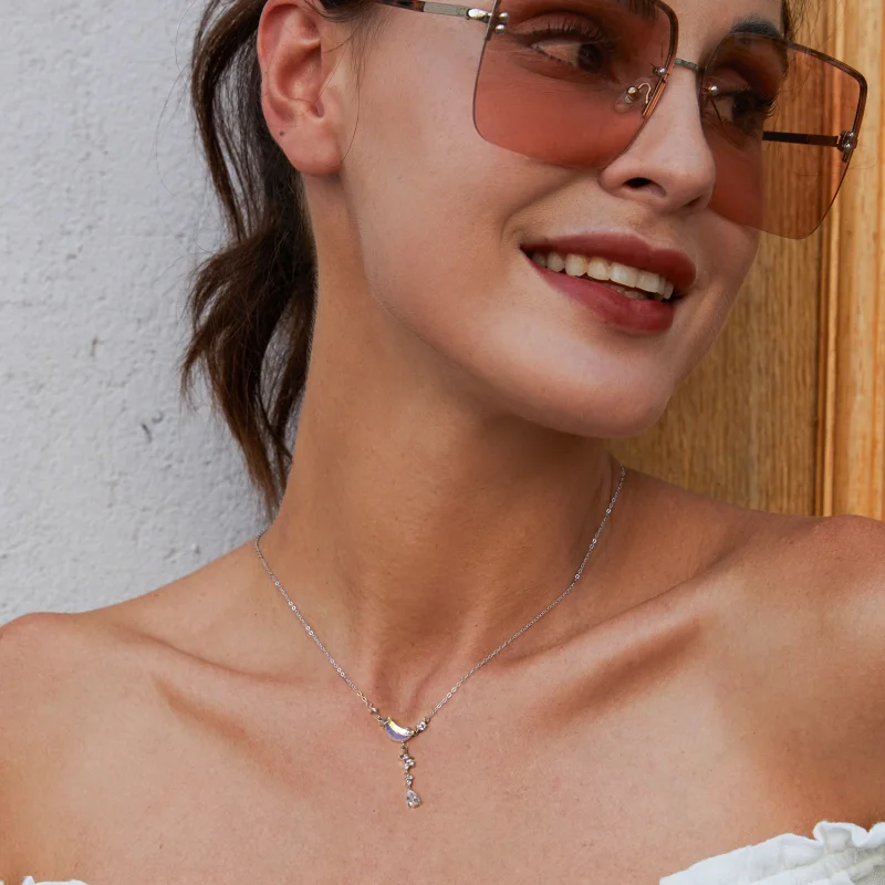 (Bild für) PANDORA Style Moonset Galaxy Halskette - BSN380 - Ansicht 5