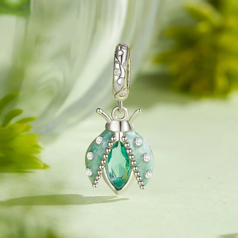 (Bild für) PANDORA Style Oasis Marienkäfer-Anhänger - SCC2772 - Ansicht 2