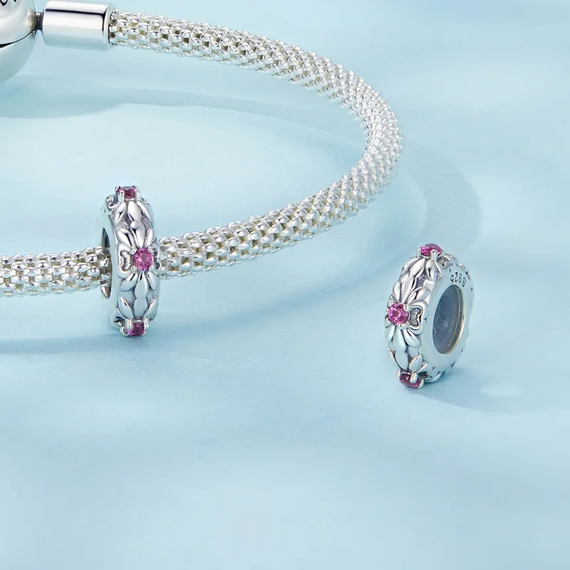 (Bild für) PANDORA Style Retro Iris Silikone Abstandperlen - SCC2756 - Ansicht 4