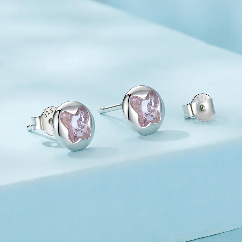 (Bild für) PANDORA Style Schmetterlings-Ohrringe - SCE1730 - Ansicht 2