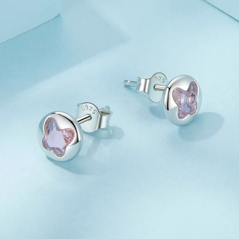 (Bild für) PANDORA Style Schmetterlings-Ohrringe - SCE1730 - Ansicht 3