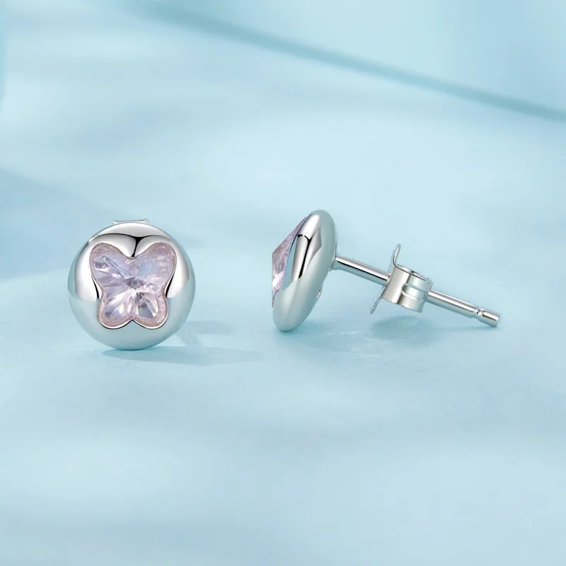 (Bild für) PANDORA Style Schmetterlings-Ohrringe - SCE1730 - Ansicht 4