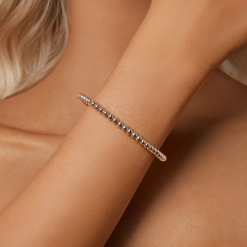 (Bild für) PANDORA Style Silberperlen DIY Grundarmbandkette - SCB267 - Ansicht 7