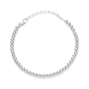 (Bild für) PANDORA Style Silberperlen DIY Grundarmbandkette - SCB267