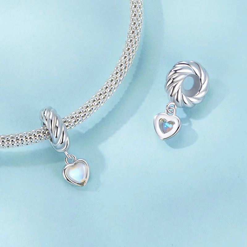 (Bild für) PANDORA Style Smart Heart Silikone Abstandshänger - SCC2755 - Ansicht 5