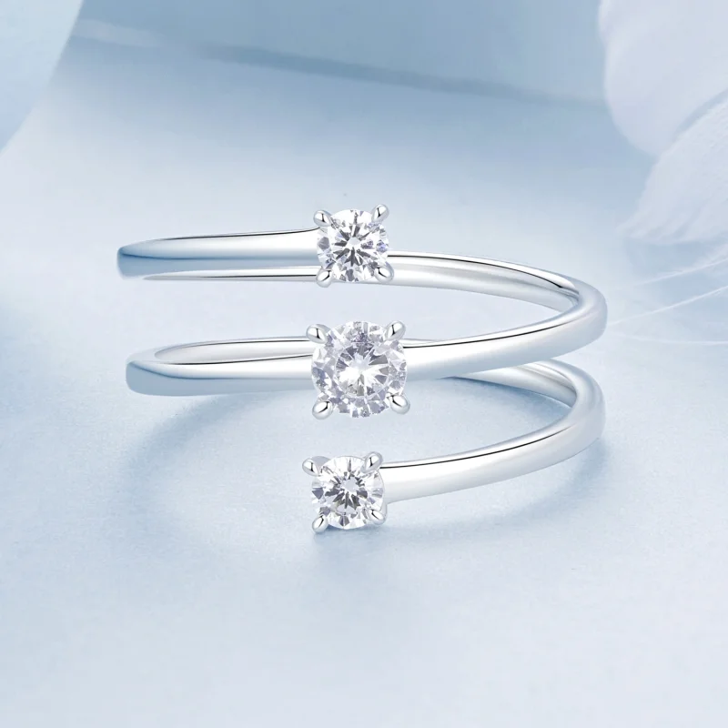 (Bild für) PANDORA Style Sparkling Wrap Open Ring - BSR532-E - Ansicht 3