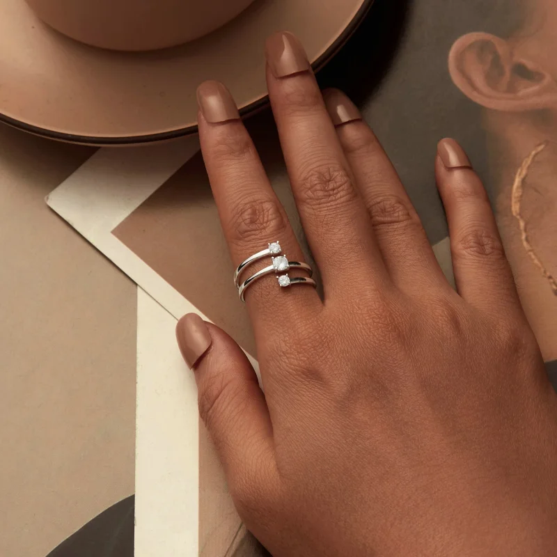 (Bild für) PANDORA Style Sparkling Wrap Open Ring - BSR532-E - Ansicht 5