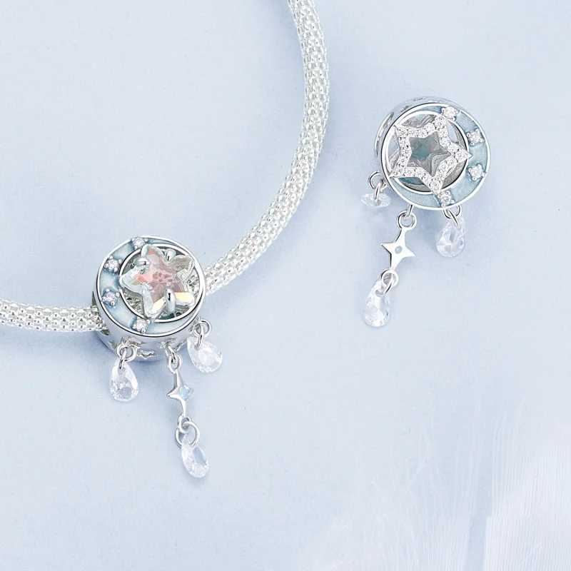 (Bild für) PANDORA Style Stern- und Mond-Traumfänger-Perlen - BSC978 - Ansicht 4