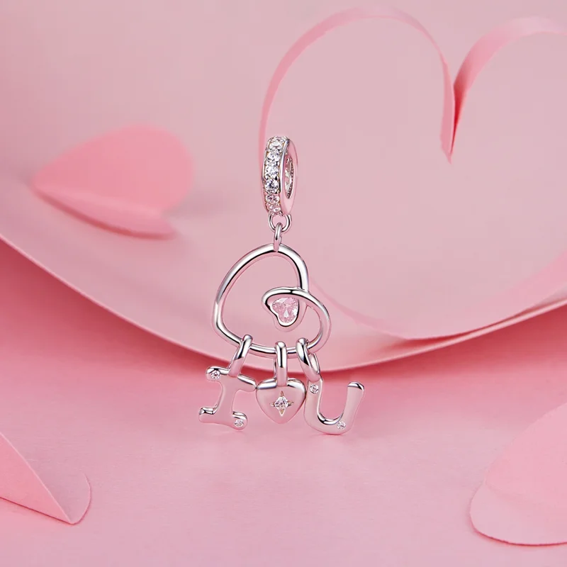 (Bild für) PANDORA Style Valentinstagsbrief Liebesanhänger - BSC972 - Ansicht 2