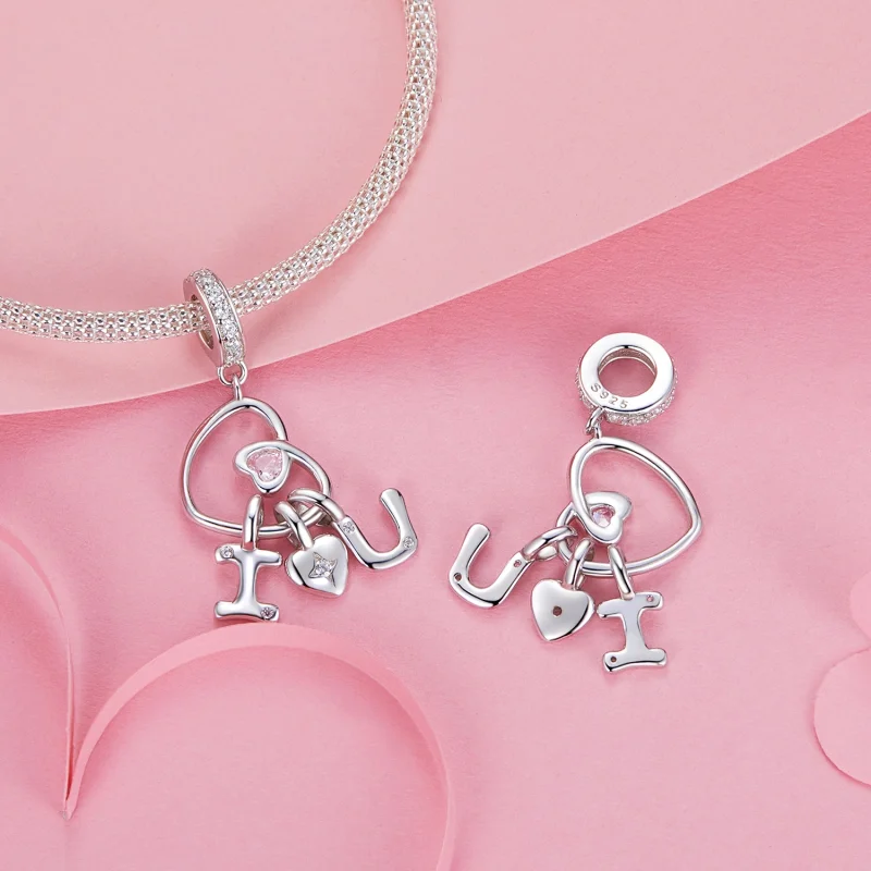 (Bild für) PANDORA Style Valentinstagsbrief Liebesanhänger - BSC972 - Ansicht 4